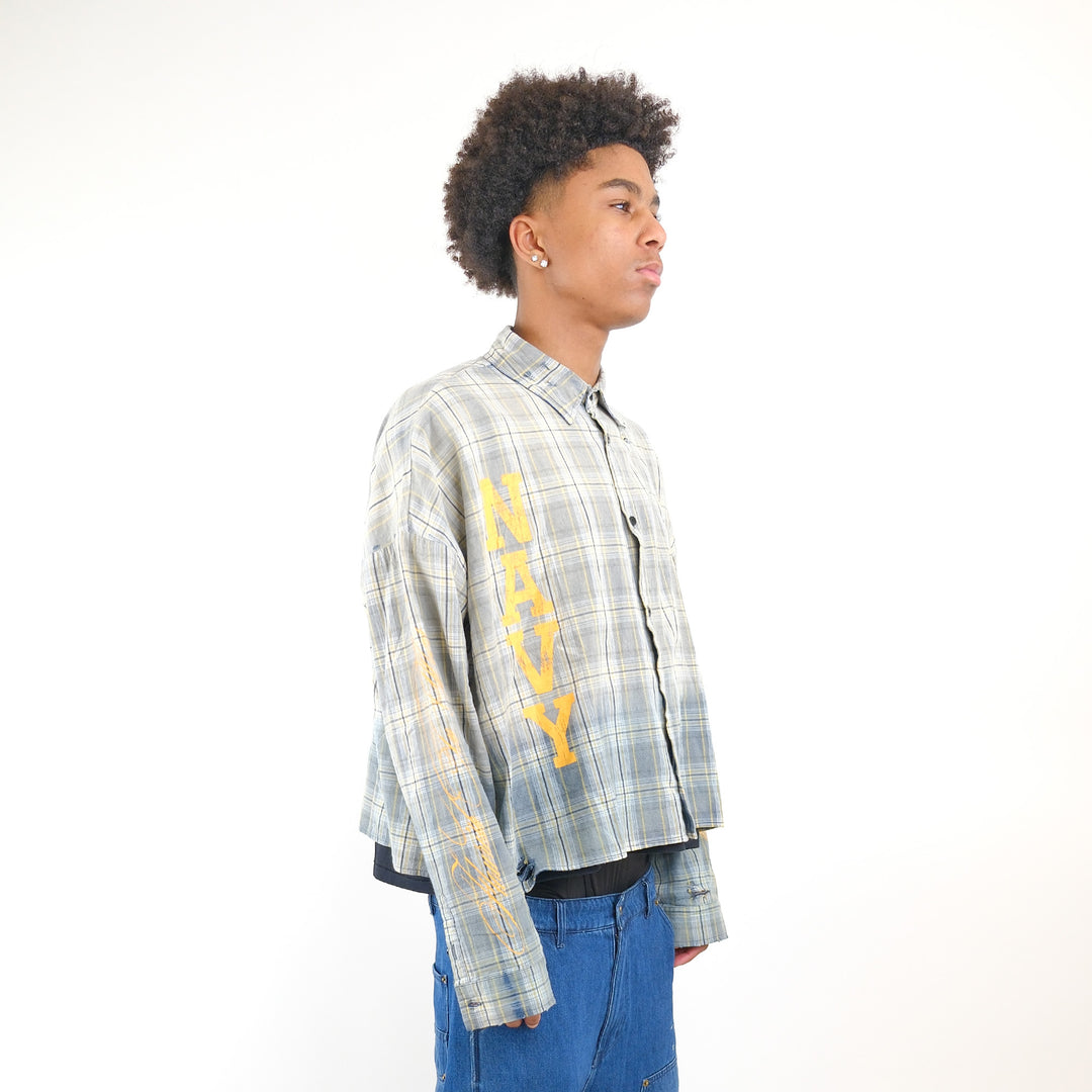 NAVY FLANNEL