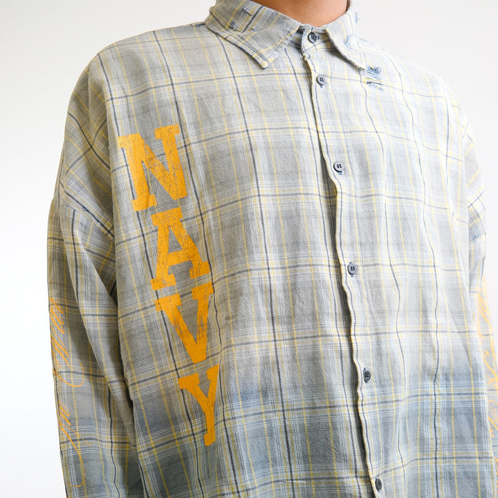 NAVY FLANNEL