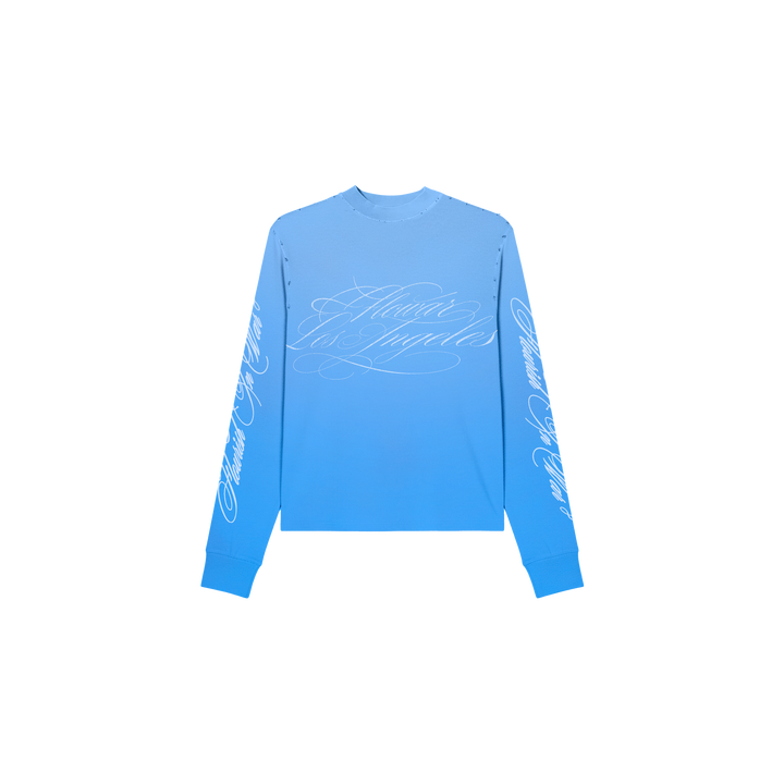 FLOWAR LONG SLEEVE (SKY BLUE)
