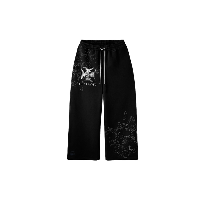BLACK LEOPARD SWEATS