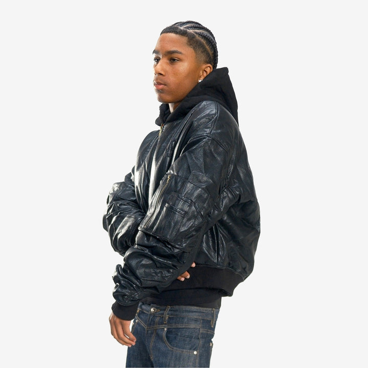 NOX LEATHER BOMBER