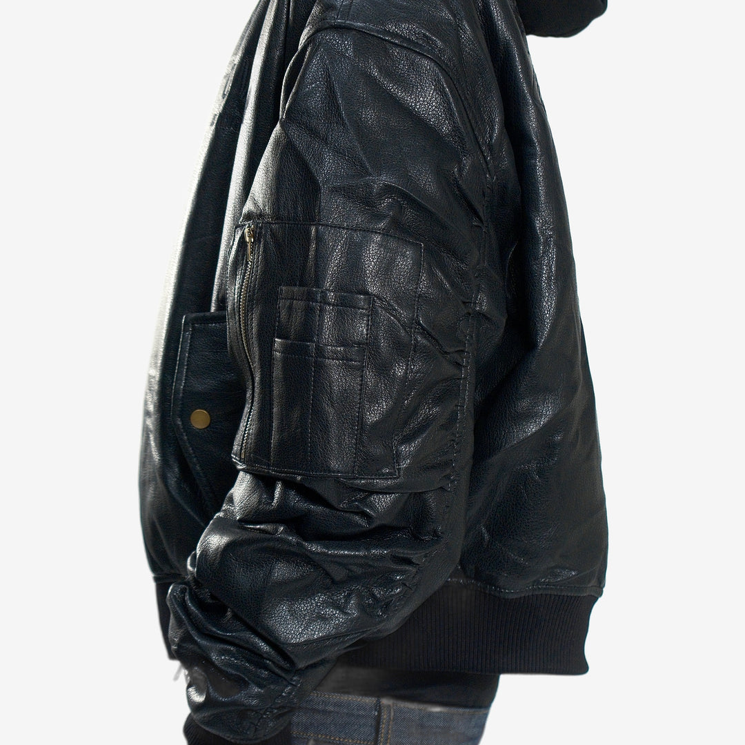 NOX LEATHER BOMBER