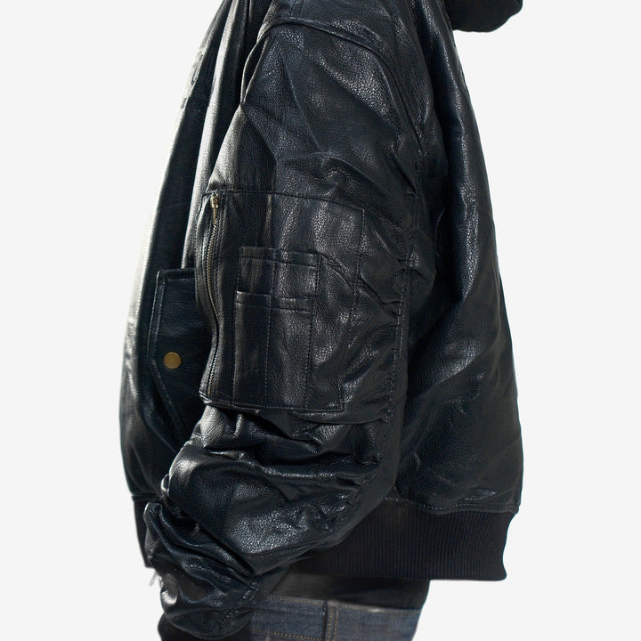 NOX LEATHER BOMBER