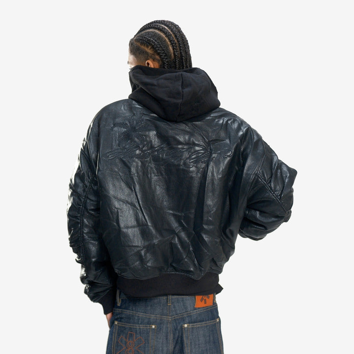 NOX LEATHER BOMBER