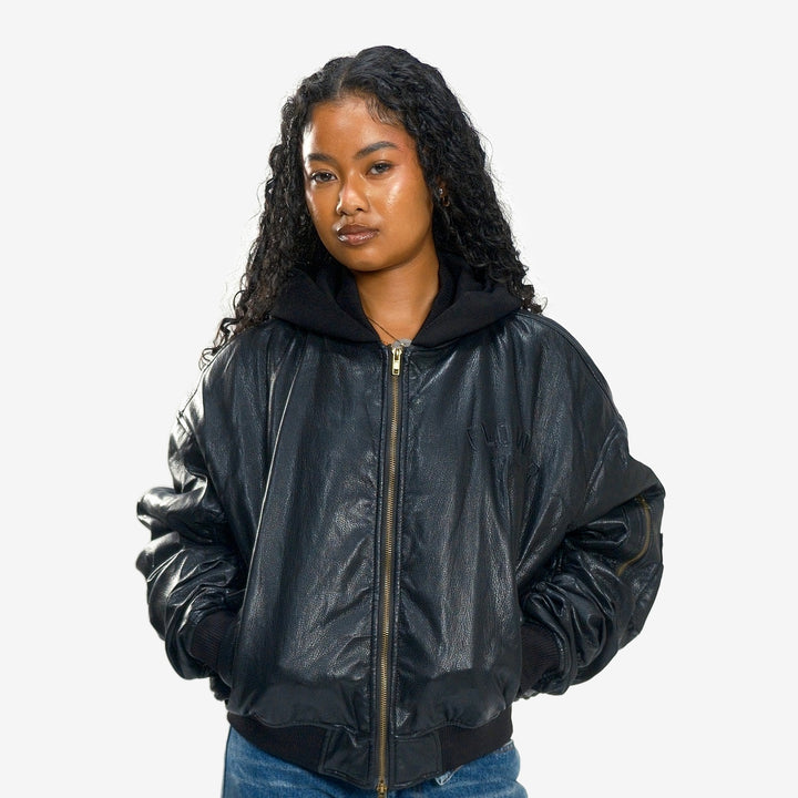 NOX LEATHER BOMBER