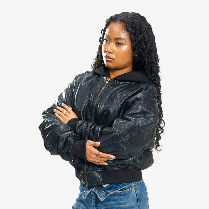 NOX LEATHER BOMBER