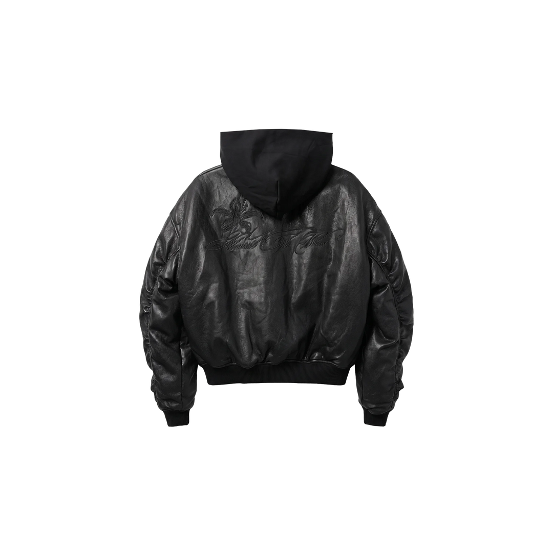 NOX LEATHER BOMBER