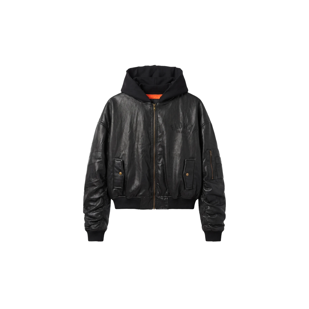 NOX LEATHER BOMBER