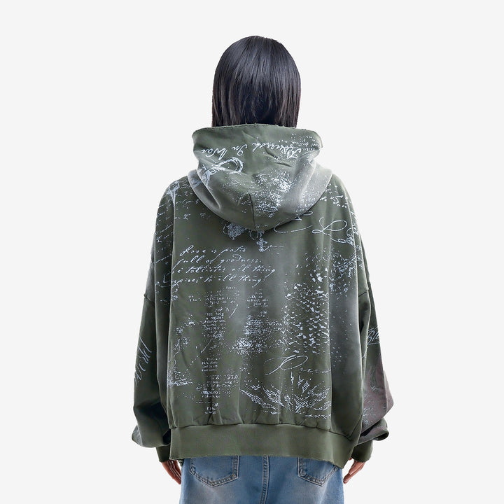 SCRIPTURE ZIP UP (OLIVE)