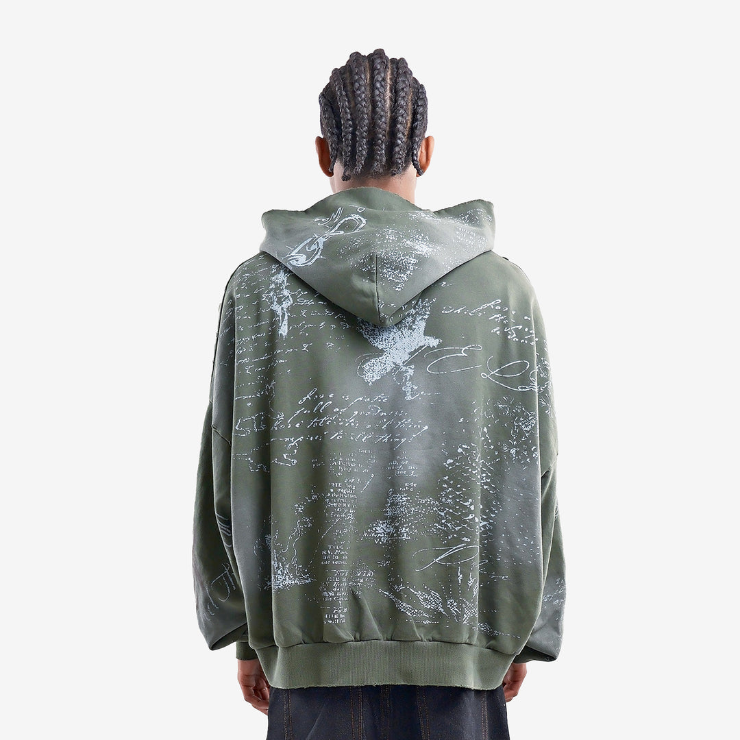 SCRIPTURE ZIP UP (OLIVE)