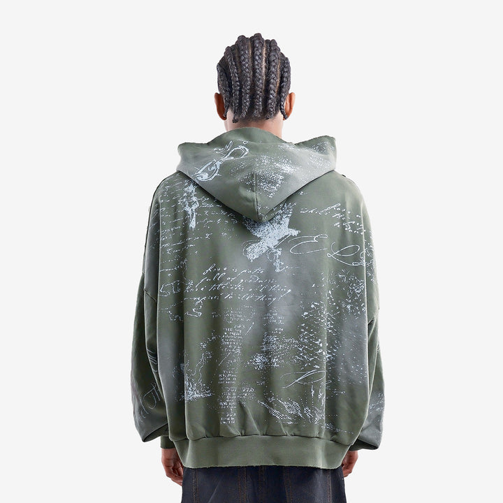 SCRIPTURE ZIP UP (OLIVE)