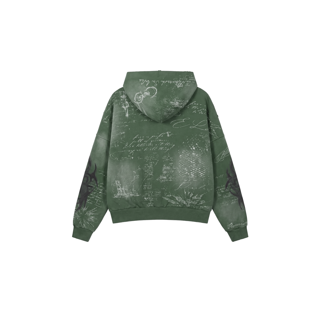 SCRIPTURE ZIP UP (OLIVE)