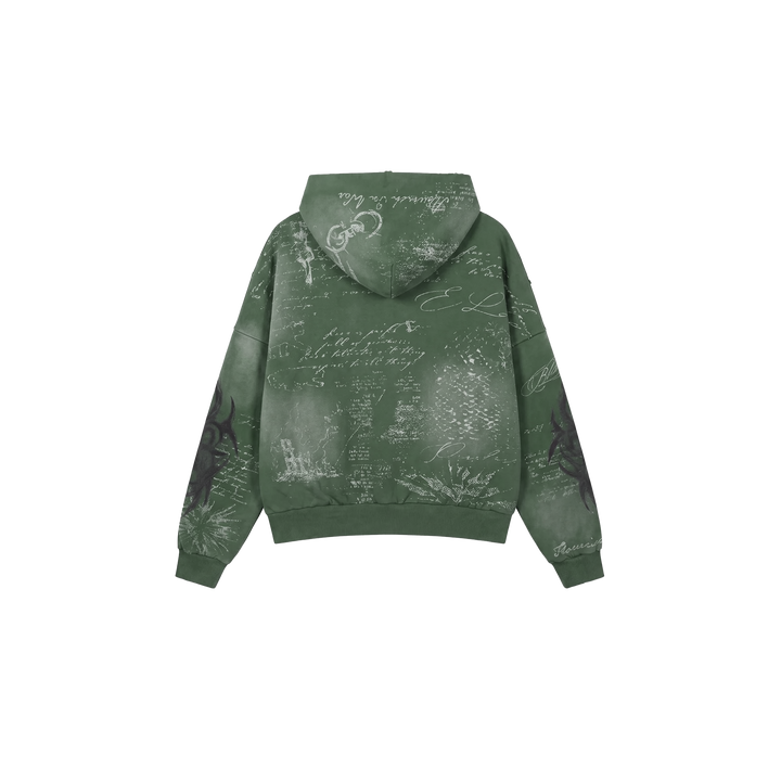 SCRIPTURE ZIP UP (OLIVE)