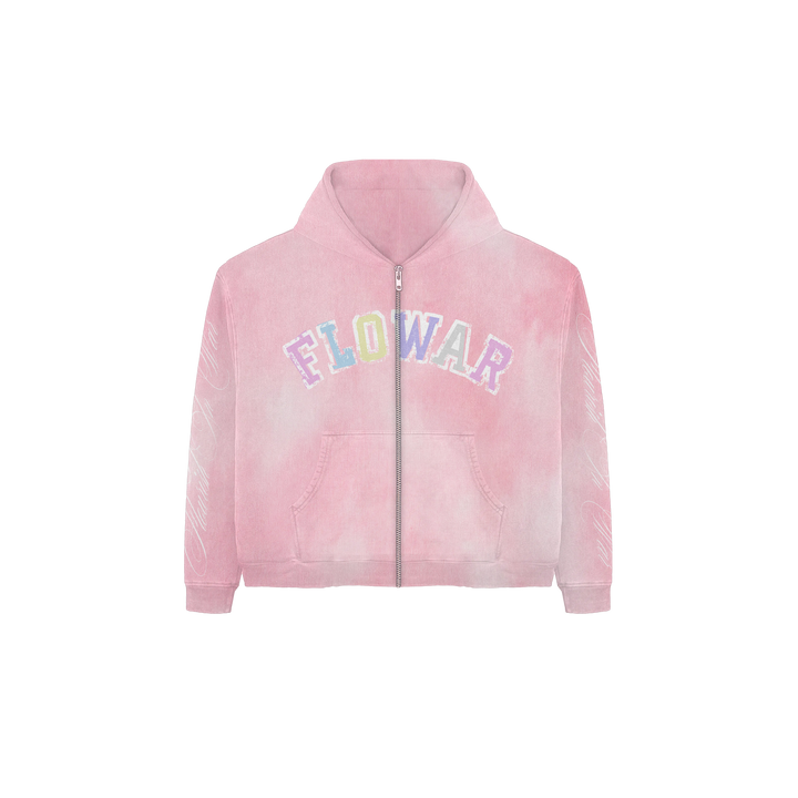 PASTEL PINK ZIP UP