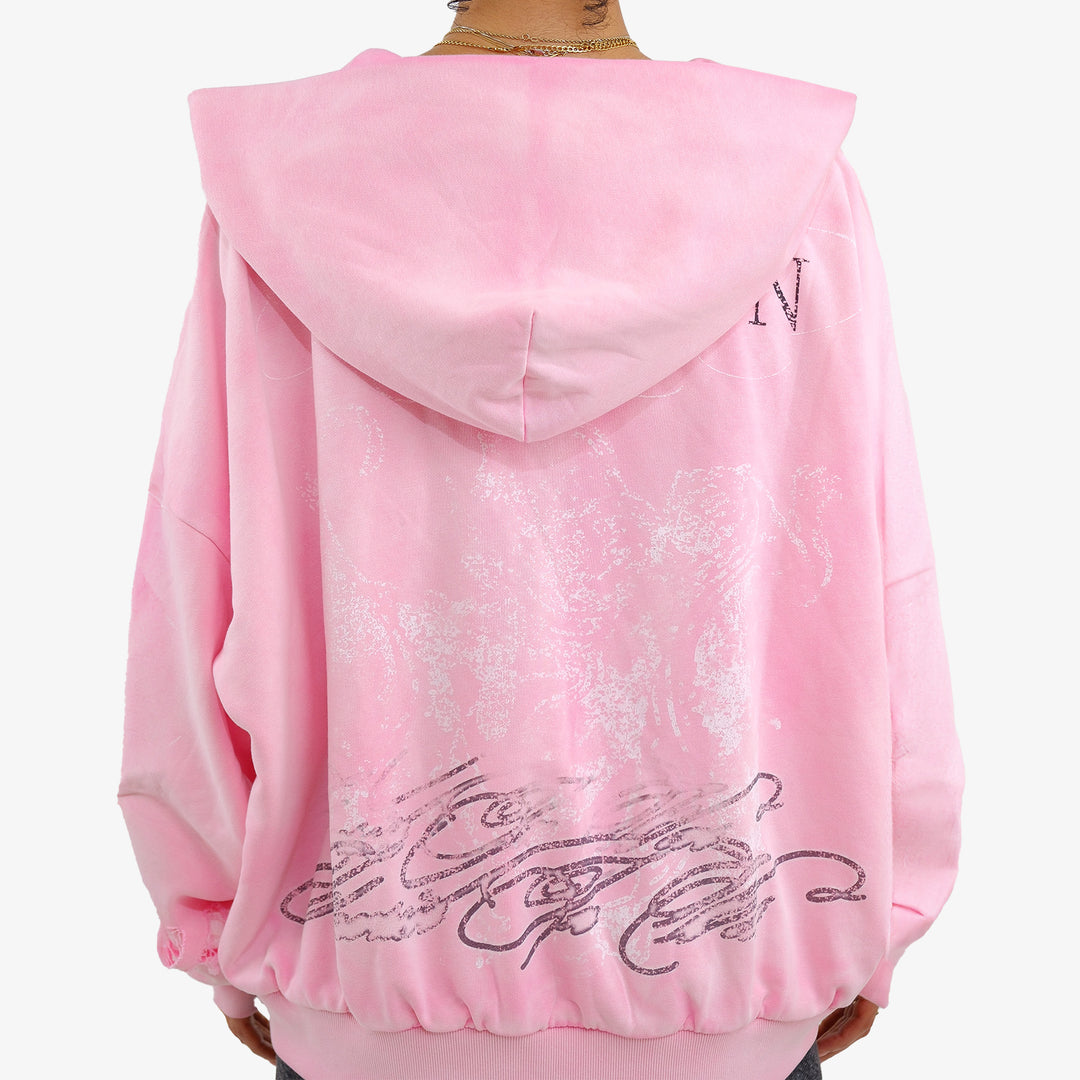 HYDRANGEA THERMAL ZIP UP (PINK)