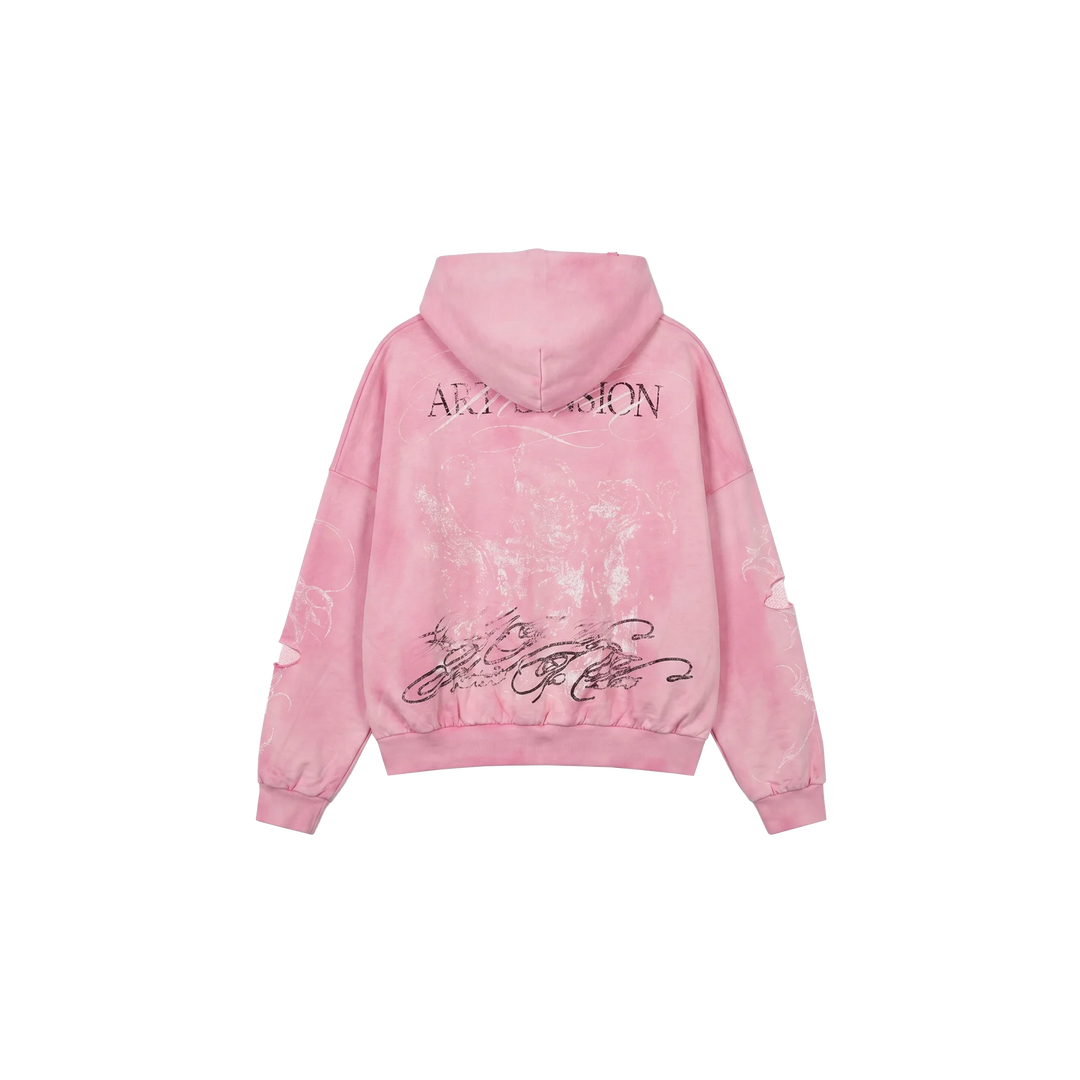 HYDRANGEA THERMAL ZIP UP (PINK)