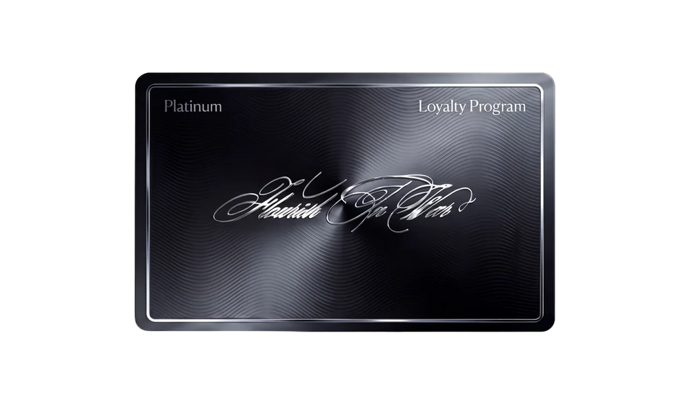Platinum tier card