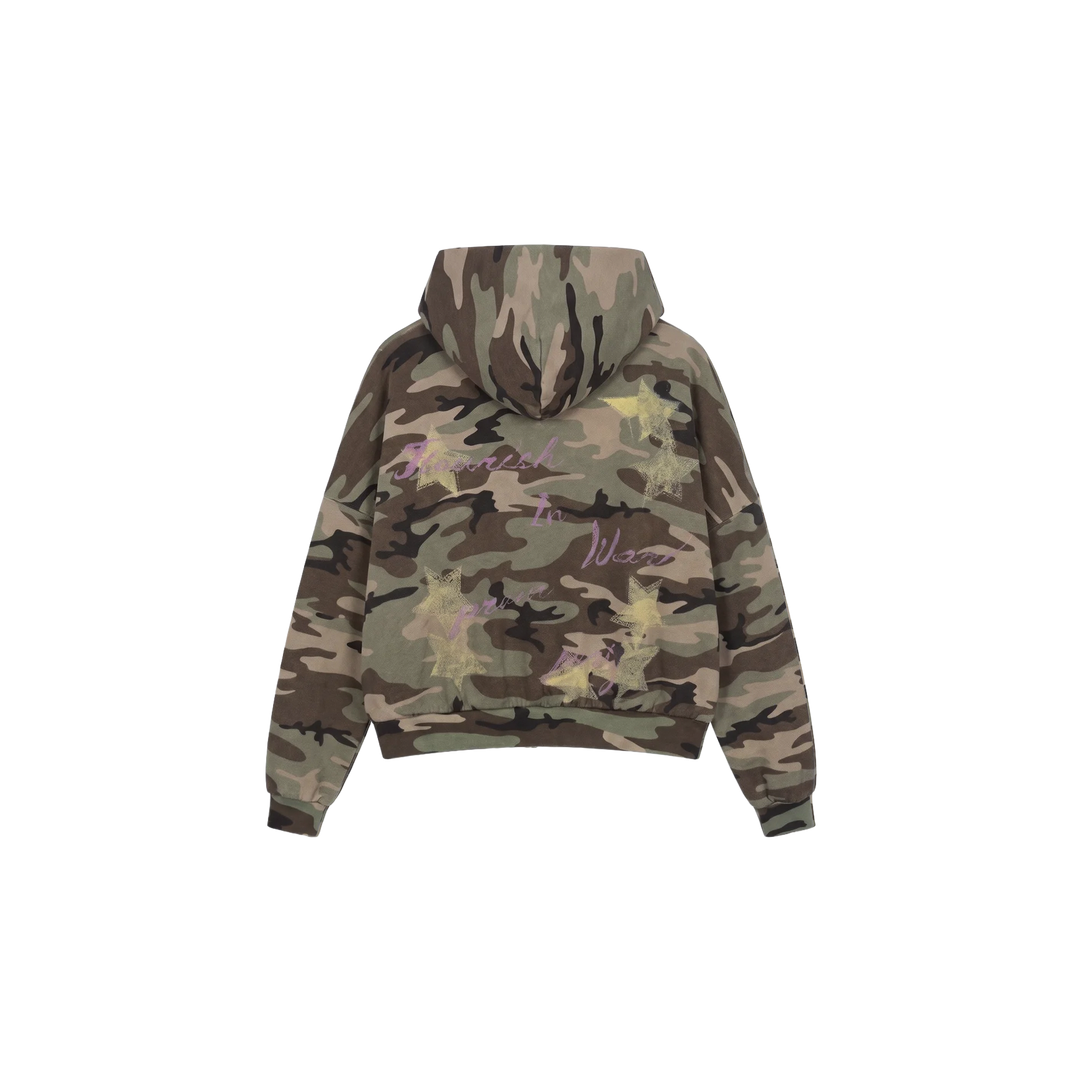 PROM CAMO ZIP UP
