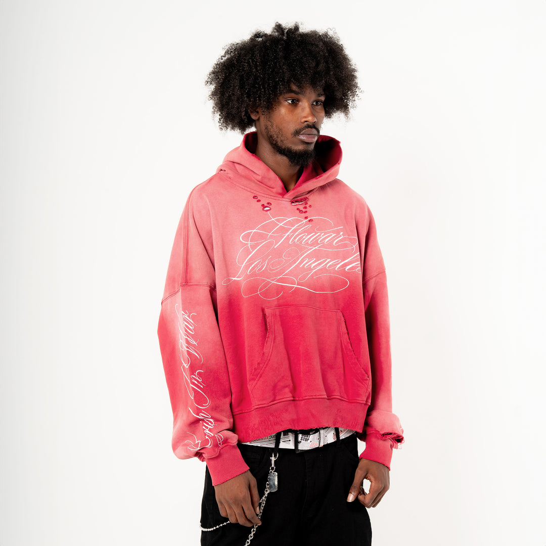 STRAWBERRY WASH HOODIE