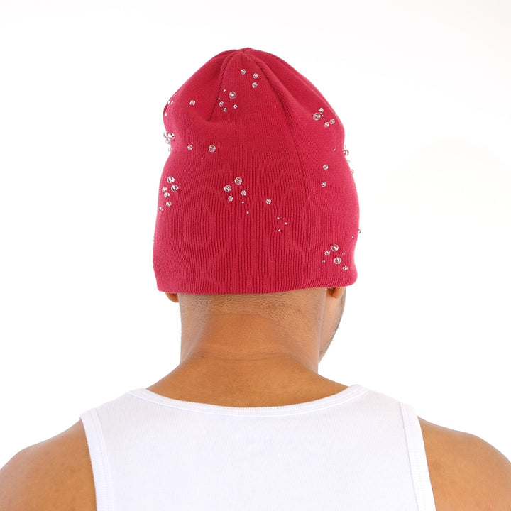 RAINDROP BEANIE (WINE)