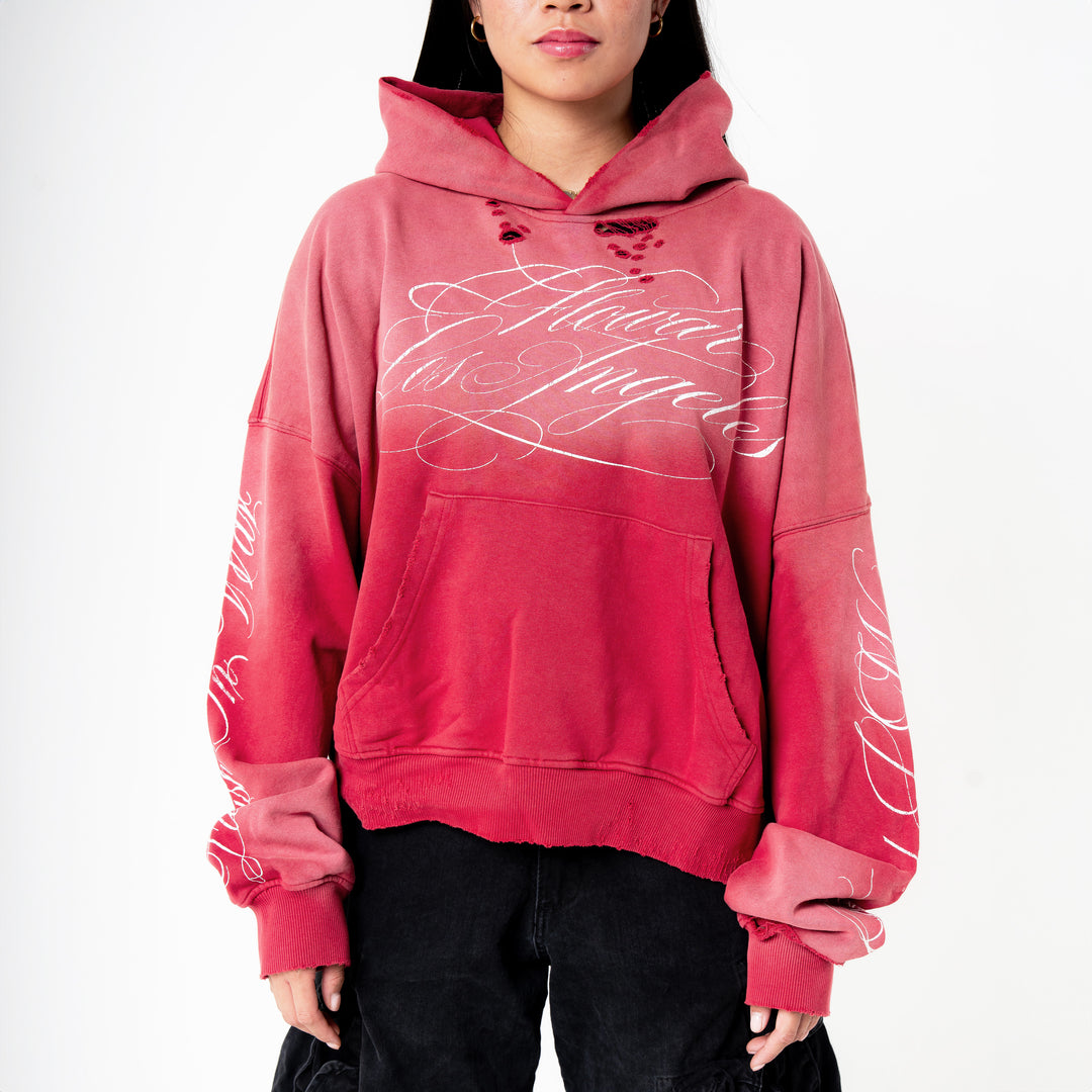 STRAWBERRY WASH HOODIE