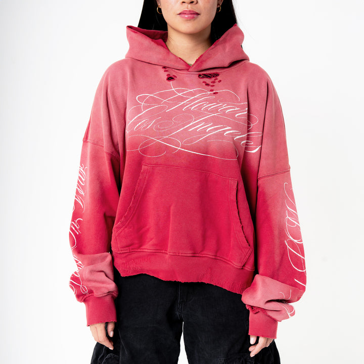 STRAWBERRY WASH HOODIE