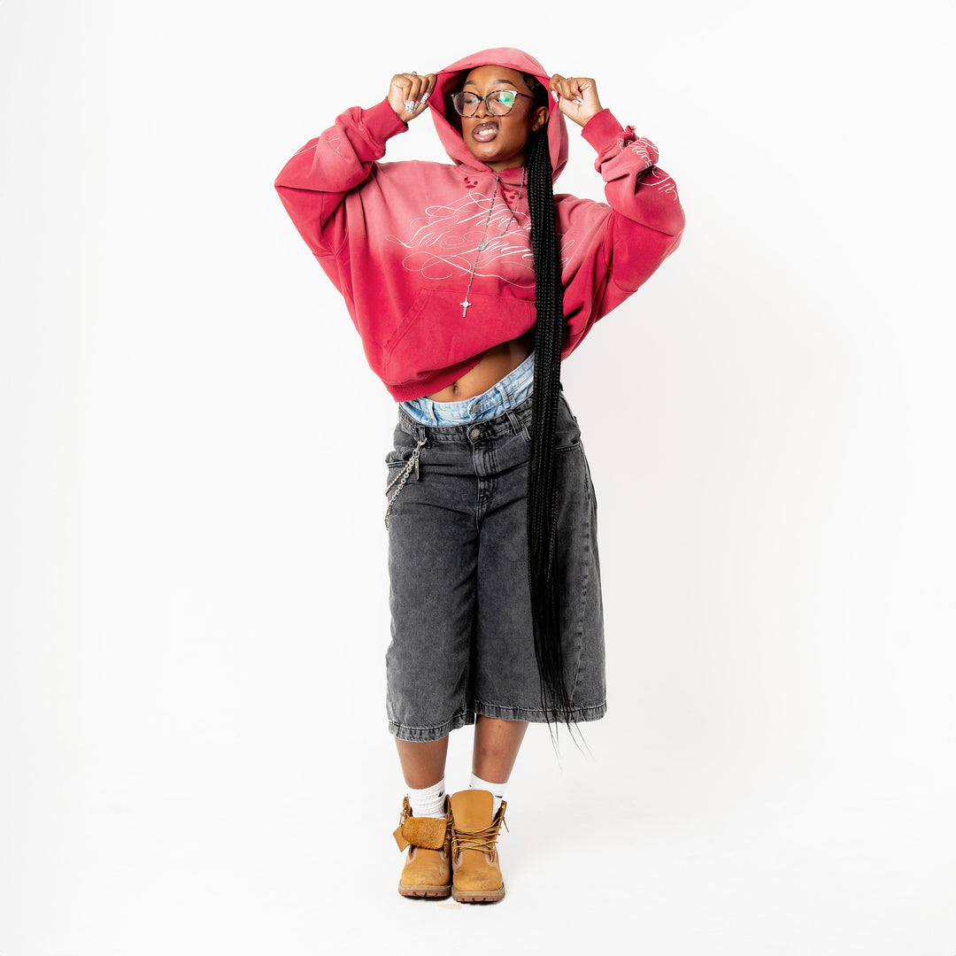 STRAWBERRY WASH HOODIE