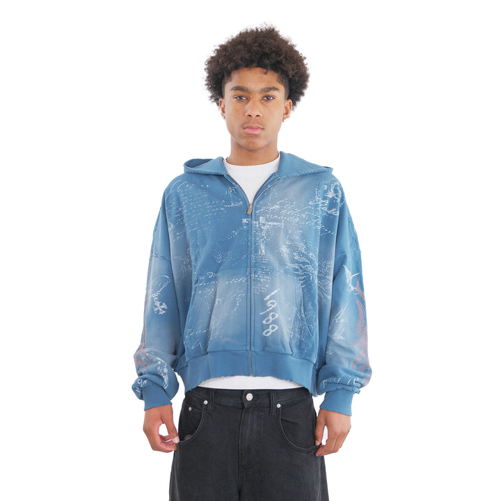 SCRIPTURE ZIP UP (GLACIAL BLUE)