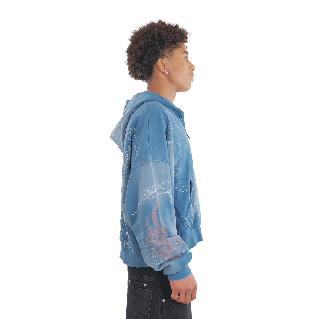 SCRIPTURE ZIP UP (GLACIAL BLUE)