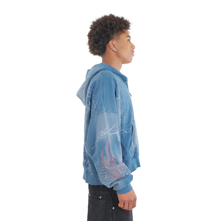 SCRIPTURE ZIP UP (GLACIAL BLUE)