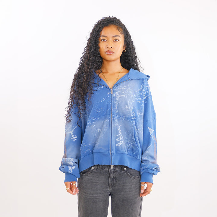 SCRIPTURE ZIP UP (GLACIAL BLUE)