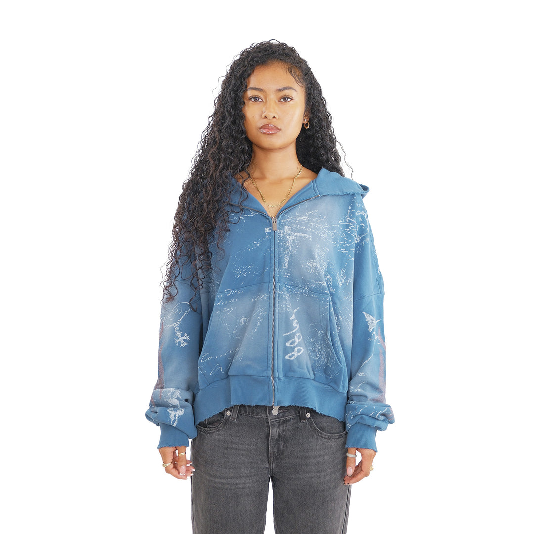 SCRIPTURE ZIP UP (GLACIAL BLUE)