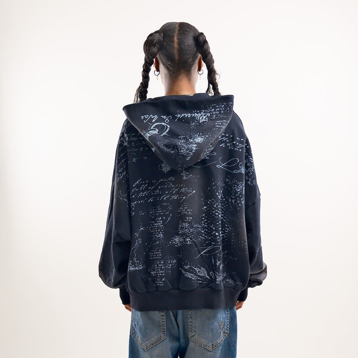 SCRIPTURE ZIP UP (BLACK)