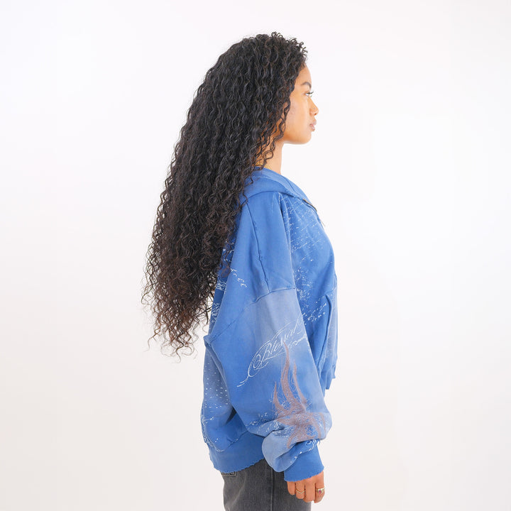 SCRIPTURE ZIP UP (GLACIAL BLUE)