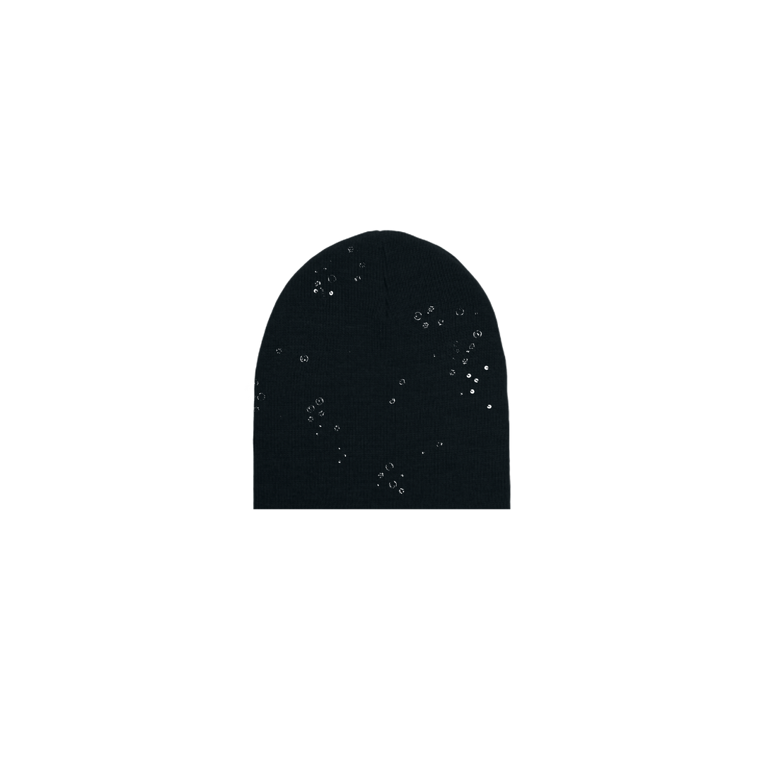 RAINDROP BEANIE (BLACK)