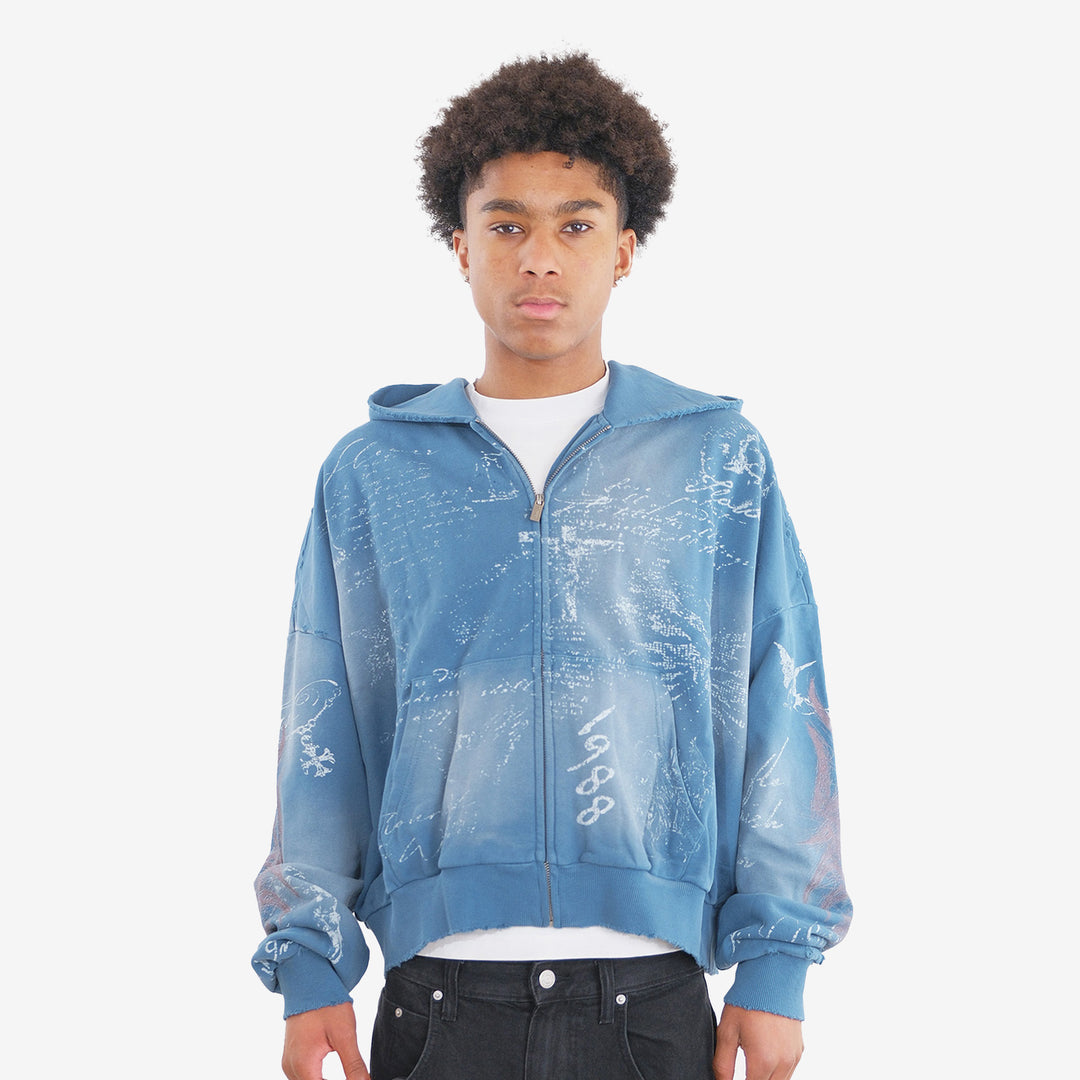 SCRIPTURE ZIP UP (GLACIAL BLUE)