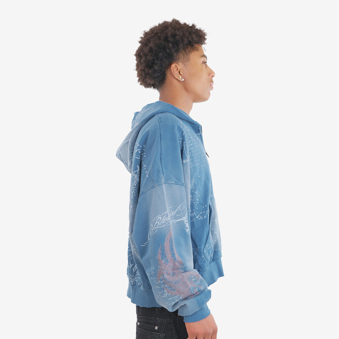 SCRIPTURE ZIP UP (GLACIAL BLUE)