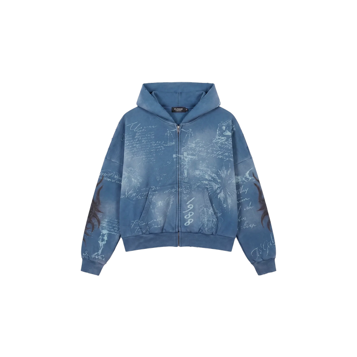 SCRIPTURE ZIP UP (GLACIAL BLUE)