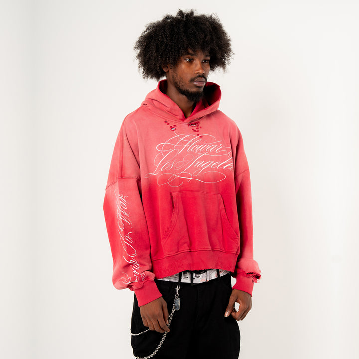 STRAWBERRY WASH HOODIE