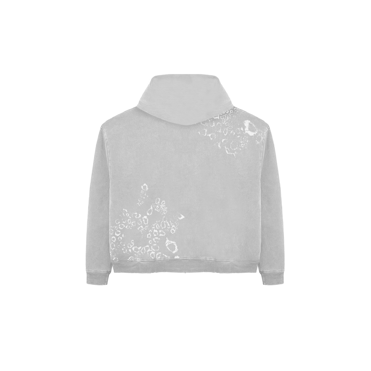 GREY SKULL ZIP UP