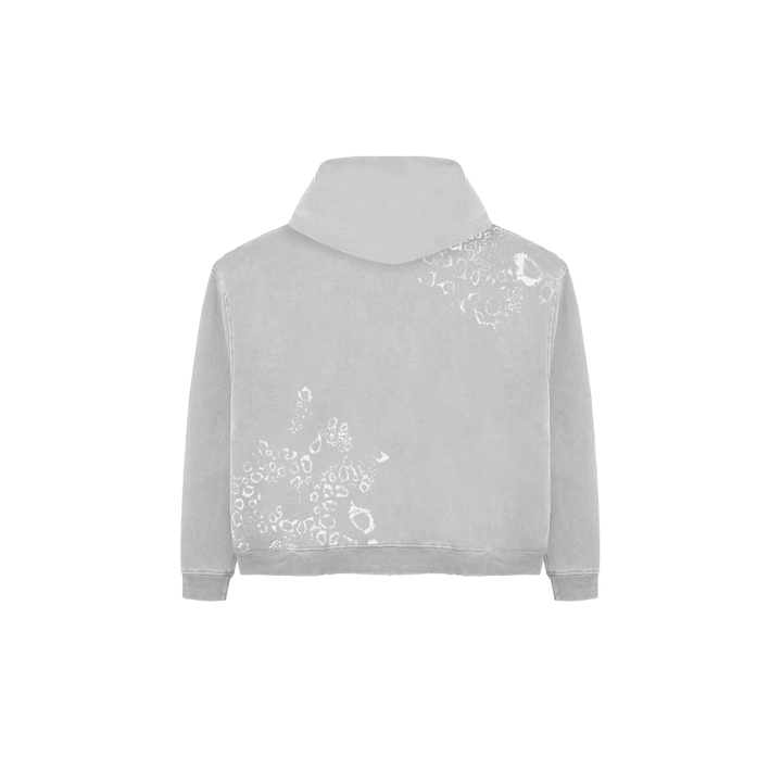 GREY SKULL ZIP UP