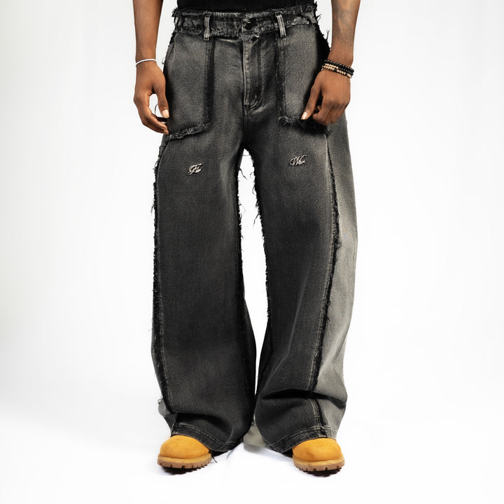 SNAPDRAGON WIDE LEG JEANS