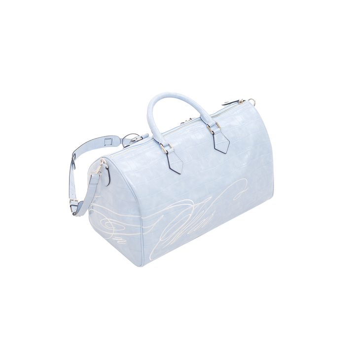 CROC DUFFEL BAG (BABY BLUE)