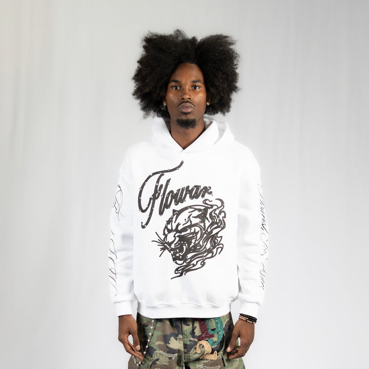 PANTHER RHINESTONE HOODIE